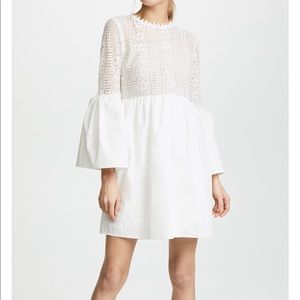Endless rose lace white mini dress xs